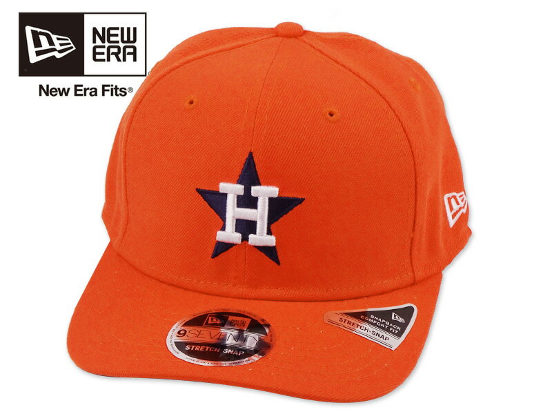 Rakuten - NEWERA ニューエラ 9SEVENTY COOPERS TOWN HUSTON ASTROS STRETCH CAP ORANGE 970 クーパーズタウン ヒューストン アストロズ ストレッチキャップ オレンジ 22897 [メンズ レディース]