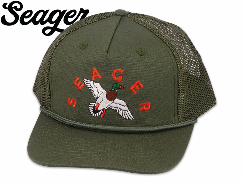 Rakuten - SEAGER シーガー MALLARD MESHCAP GREEN メッシュキャップ グリーン 22296[カルフォルニ スナップバック]