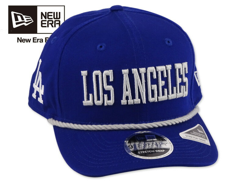 NEWERA ニューエラ 9SEVENTY WORD MARK LOS ANGELES DODGERS STRETCH CAP ROYAL/GREY 970 ロサンゼルス ドジャース ストレッチキャップ ロイヤル/グレー 22740 22980[メンズ レディース]