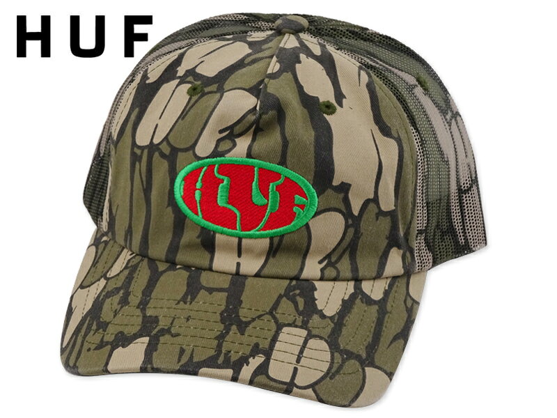 HUF �ϥ� WARPED CAMO TRUCKER CAP MUTED CAMO ��å��奭��å� �ߥ塼�ȥ��� 22630[��� ��ǥ�����]