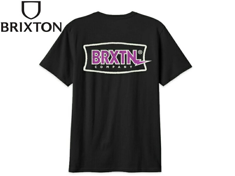 BRIXTON ブリクストン LIGHTNING T-SHIRTS BLACK ライトニング Tシャツ ブラック 22393