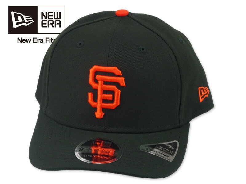 Rakuten - NEWERA ニューエラ 9SEVENTY SANFRANCISCO GIANTS STRETCH CAP BLACK 970 サンフランシスコ ジャイアンツ ストレッチキャップ ブラック 22897 [メンズ レディース]