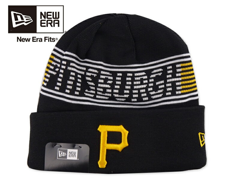 NEWERA ニューエラ MLB SPORTS KNIT BEANIE PITTSBURGH PIRATES BLACK ニット ピッツバーグ パイレーツ ブラック 22573 [メンズ レディース ビーニー]