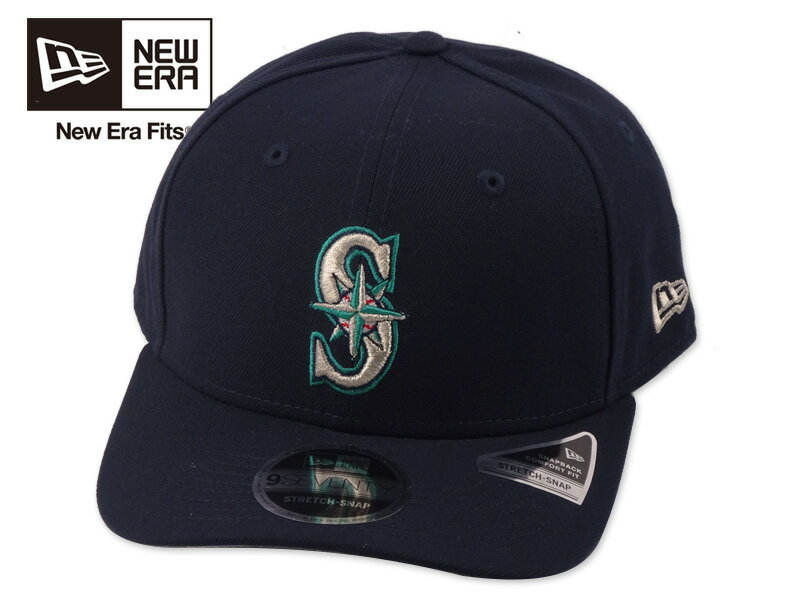 Rakuten - NEWERA ニューエラ 9SEVENTY SEATTLE MARINERS STRETCH CAP NAVY 970 シアトル・マリナーズ ストレッチキャップ ネイビー 22897 [メンズ レディース]
