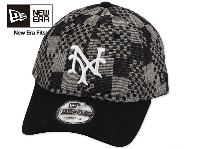 Rakuten - NEWERA ニューエラ 9TWENTY PATTERN DENIM NEWYORK GIANTS BLACK DENIM ニューヨーク ジャイアンツ ブラックデニム 22737 [メンズ レディース]