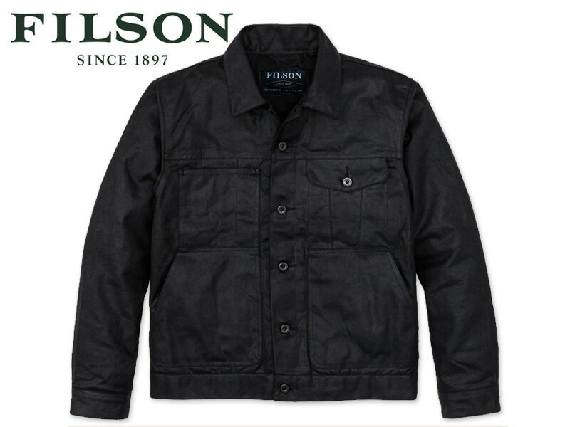FILSON フィルソン SHORT LINED CRUISER JACKET BLACK ショート ラインド クルーザージャケット ブラック 22926 