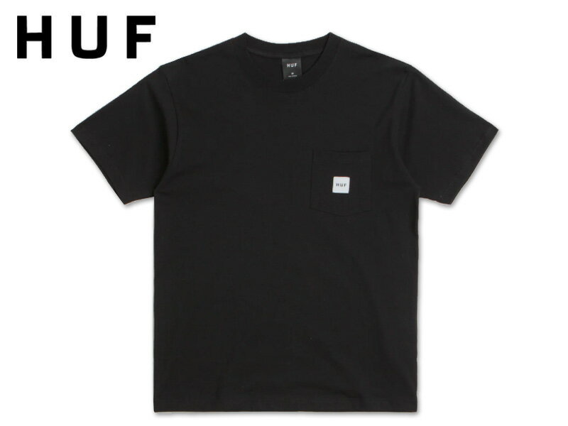 Rakuten - HUF ハフ SET BOX LOGO POCKET T-SHIRTS BLACK ポケットTシャツ ブラック 22168 [メンズ レディース]