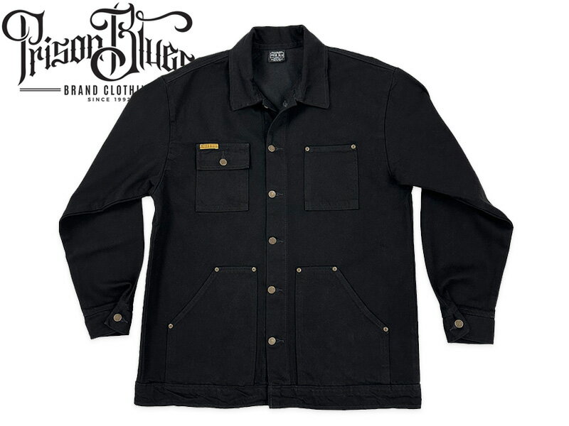 Rakuten - PRISON BLUES プリズンブルース YARD COAT UNLINED RINSED BLACK ヤードコート リンスドブラック 22857