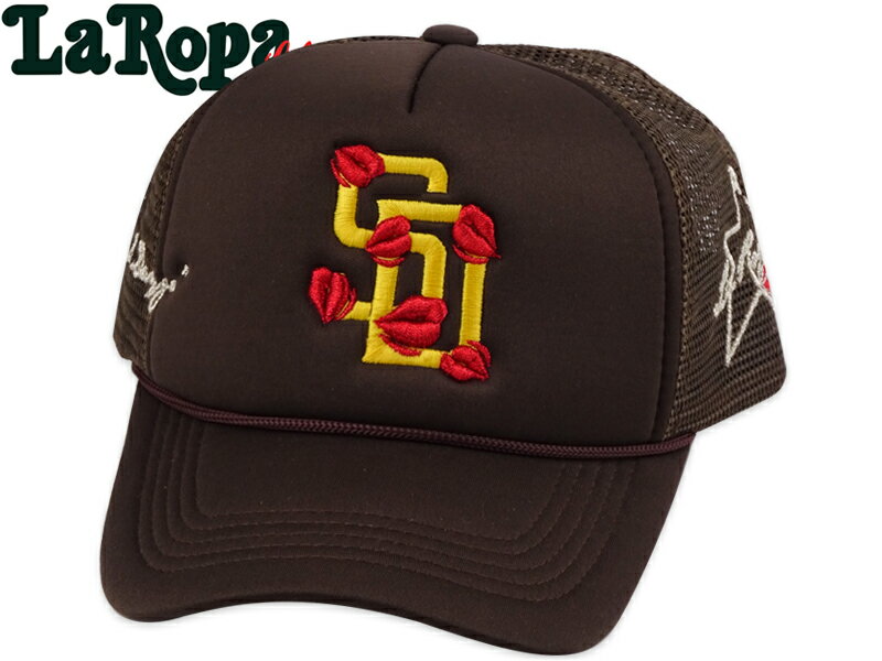 乐天商城 - LA ROPA Life ラロパ SIGNATURE ’SD’TRUCKER HAT BROWN トラッカーキャップ ブラウン 22616 [メンズ レディース]