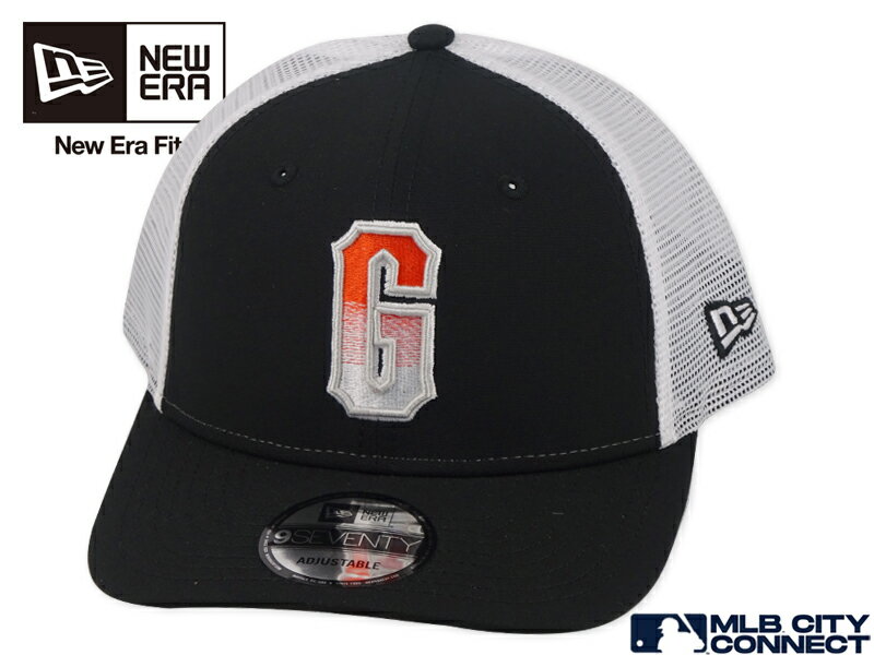 Rakuten - NEWERA ニューエラ 9SEVENTY CITY CONNECT 21 SANFRANCISCO GIANTS MESH CAP BLACK 970 サンフランシスコ ジャイアンツ ブラック メッシュキャップ 22334 [メンズ レディース]