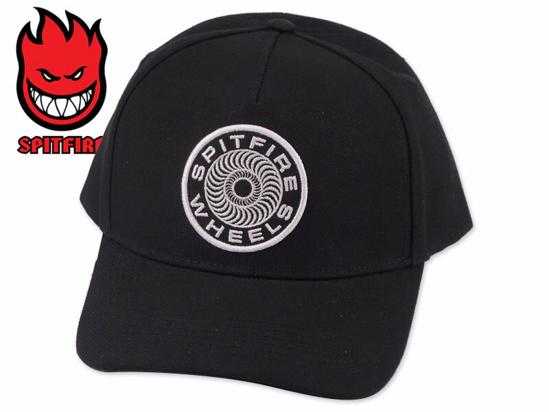 Rakuten - SPITFIRE スピットファイヤー CLASSIC 87’SWIRL PATCH SNAPBACK BLACK/WHITE クラシック87 スワール スナップバック ブラック/ホワイト 22886 [スケボー]10P30Nov14