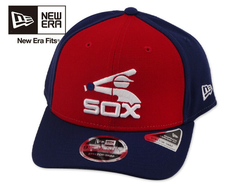 Rakuten - NEWERA ニューエラ 9SEVENTY COOPERS TOWN CHICAGO WHITESOX STRETCH CAP NAVY/RED 970 クーパーズタウン シカゴ ホワイトソックス ストレッチキャップ ネイビー/レッド 22897 [メンズ レディース]
