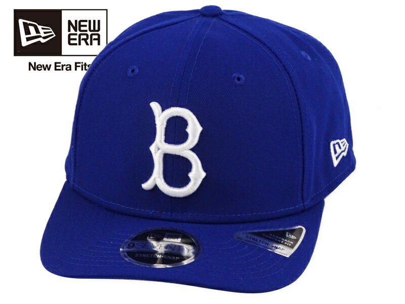 NEWERA ニューエラ 9SEVENTY COOPERSTOWN BROOKLYN DODGERS STRETCH CAP ROYAL 970 ブルックリンドジャース ストレッチキャップ ロイヤル 22442 [メンズ レディース]
