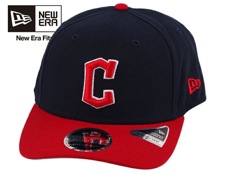 Rakuten - NEWERA ニューエラ 9SEVENTY CLEVELAND GUARDIANS STRETCH CAP NAVY/RED 970 クリーブランド ガーディアンズ ストレッチキャップ ネイビー/レッド 22442 22897