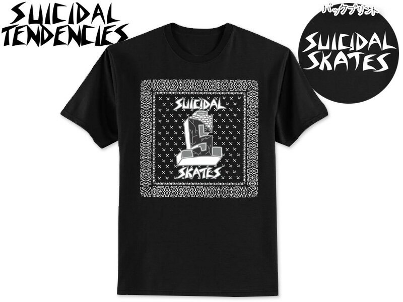 Rakuten - SUICIDAL TENDENCIES スーサイダル・テンデンシーズ SUICIDAL SKATES T-Shirts BLACK スーサイダル スケートTシャツ ブラック 19528 22850 [半袖 SKATE SK8 スケボー]