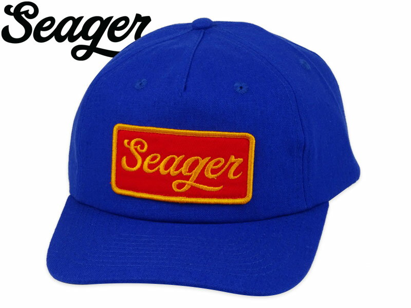 SEAGER シーガー UNCLE BILL SNAPBACK BLUE アンクル スナップバックキャップ ブルー 22291[カルフォルニ スナップバック]