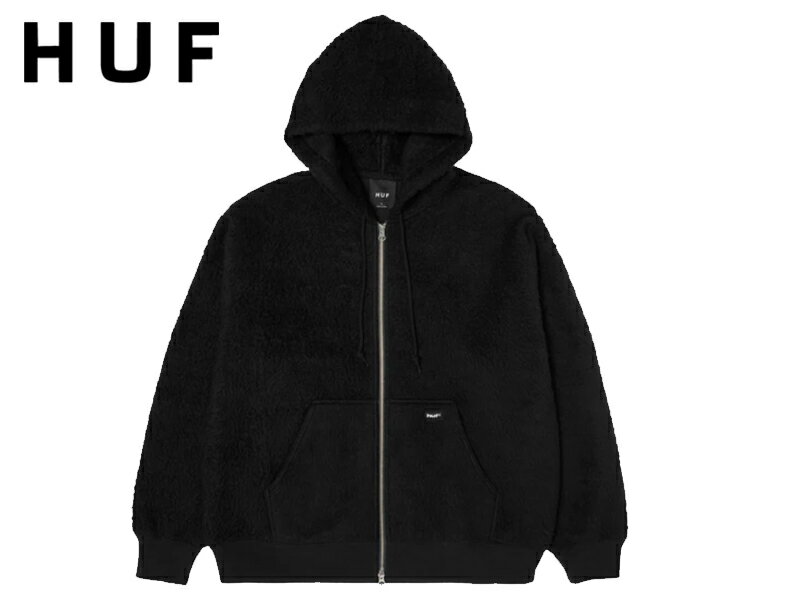 HUF �ϥ� CORSO HEAVYWEIGHT FULL ZIP HOODIE BLACK �إ������������� �ե른�å� �ա��ǥ��� �֥�å� 22800 [...