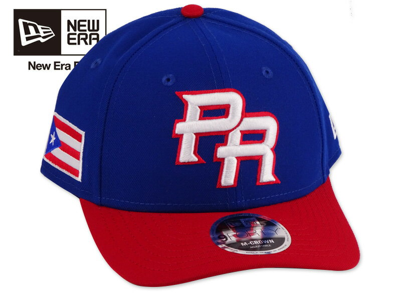 乐天商城 - NEWERA ニューエラ 9FORTY WBC26 M-CROWN CAP PUERTO RICO BLUE/RED ワールドベースボール キャップ プエルトリコ ブルー/レッド メジャーリーグ 22921