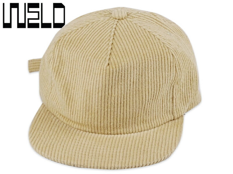 WELD ウェルド CORDUROY FIELD TRIP CAP EGGSHELL コーデュロイキャップ フィールドトリップ キャップ エッグシェル 22378
