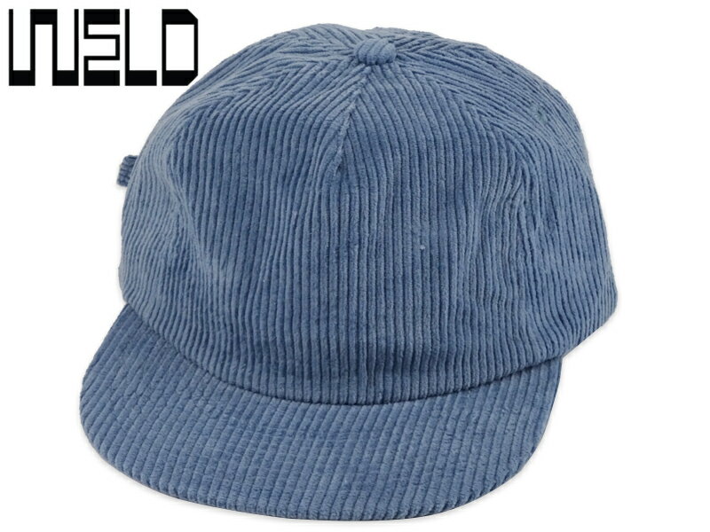 Rakuten - WELD ウェルド CORDUROY FIELD TRIP CAP SLATE BLUE コーデュロイキャップ フィールドトリップ キャップ スレートブルー 22378