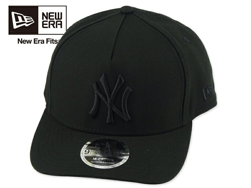 Rakuten - NEWERA ニューエラ 9FORTY M-CROWN CAP NEWYORK YANKEES BLACK/BLACK キャップ ニューヨーク ヤンキース ブラック/ブラック メジャーリーグ 22478