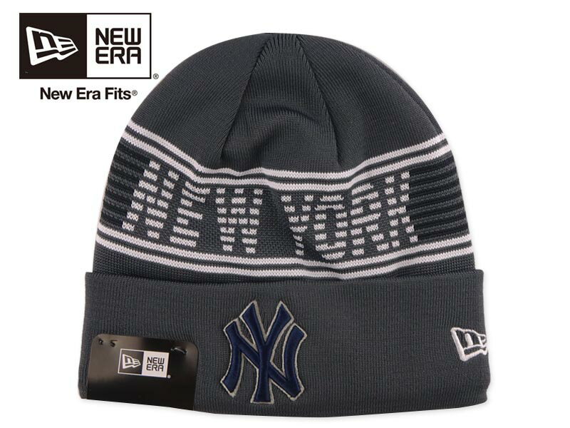 Cap, Hat - NEWERA ニューエラ MLB SPORTS KNIT CLUBHOUSE BEANIE NEWYORK YANKEES GRAPHITE クラブハウス ニット ニューヨーク ヤンキース ドジャース グラファイト 22574 [メンズ レディース ビーニー]【共】