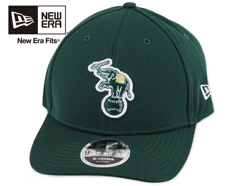 Rakuten - NEWERA ニューエラ 9FORTY CLUBHOUSE25 M-CROWN CAP OAKLAND ATHLETICS CAP DARK GREEN オークランド アスレチックス ダークグリーン 22734 [MLB メンズ レディース]