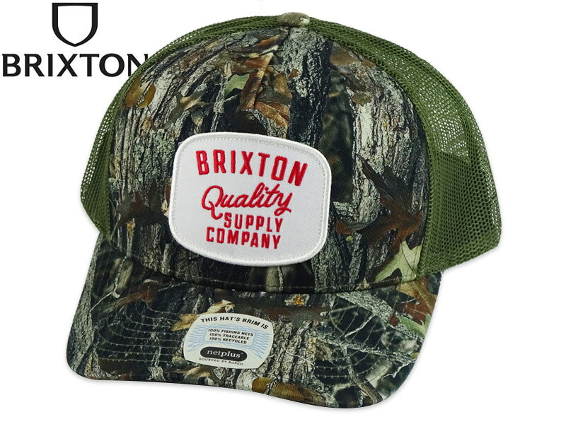 BRIXTON ブリクストン HUBAL C NP MP TRUCKER CAP TREE CAMO/OLIVE フバル メッシュキャップ ツリーカモ/オリーブ 23087