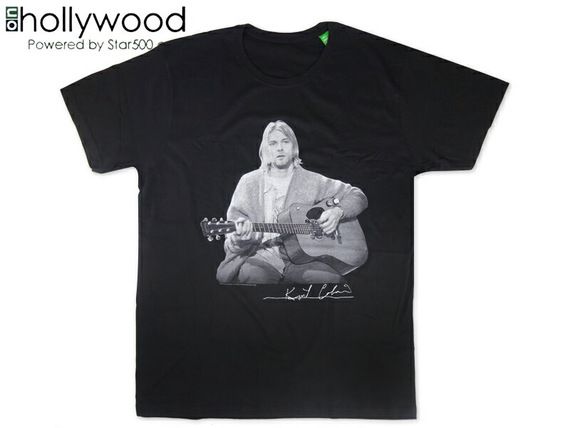 乐天商城 - NIRVANA ニルヴァーナ KURT COBAIN GUITAR LIVE T-SHIRTS BLACK カートコバーン ギターライブ Tシャツ ブラック 23106