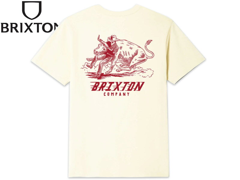 BRIXTON ブリクストン BULLDOGGER STD T-SHIRTS CREAM Tシャツ クリーム 23082 
