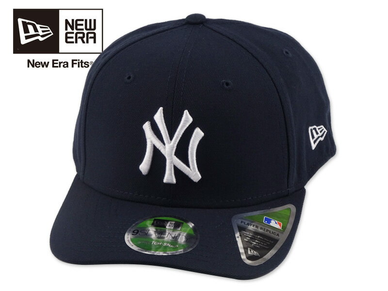 乐天商城 - NEWERA ニューエラ 9SEVENTY PLAYER REPLICA NEWYORK YANKEES STRETCH CAP NAVY 970 ニューヨークヤンキース ストレッチキャップ ネイビー 23031 [メンズ レディース]