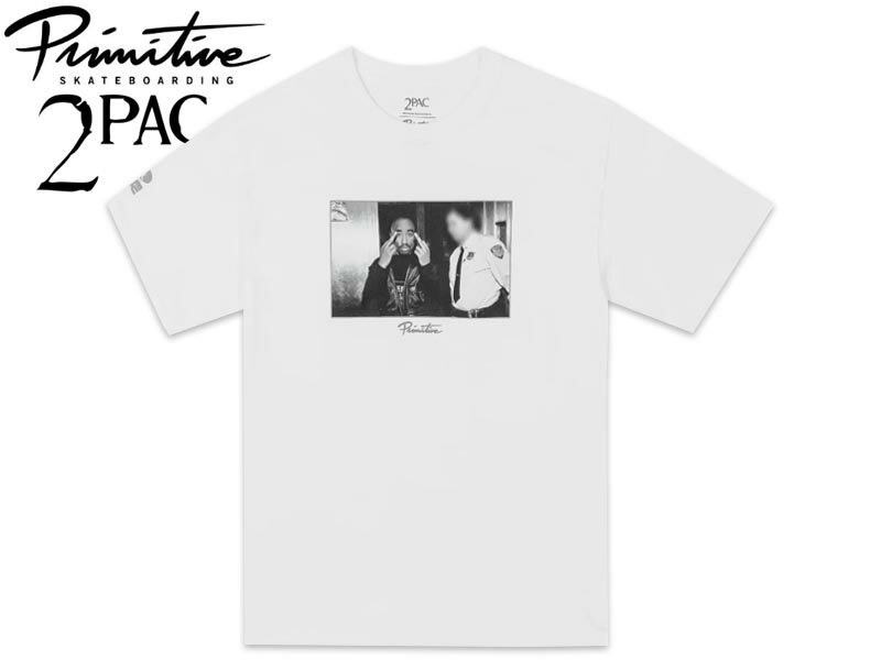 Rakuten - PRIMITIVE×2PAC プリミティブ×アウトキャスト 2PAC ICON T-SHIRT WHITE Tシャツ ツーパック ホワイト 22154 [TU-PAC スケート SKATE メンズ レディース]