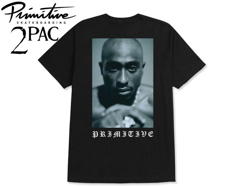 乐天商城 - PRIMITIVE×2PAC プリミティブ×アウトキャスト 2PAC ROYALTY T-SHIRT BLACK Tシャツ ツーパック ブラック 22156 [TU-PAC スケート SKATE メンズ レディース]