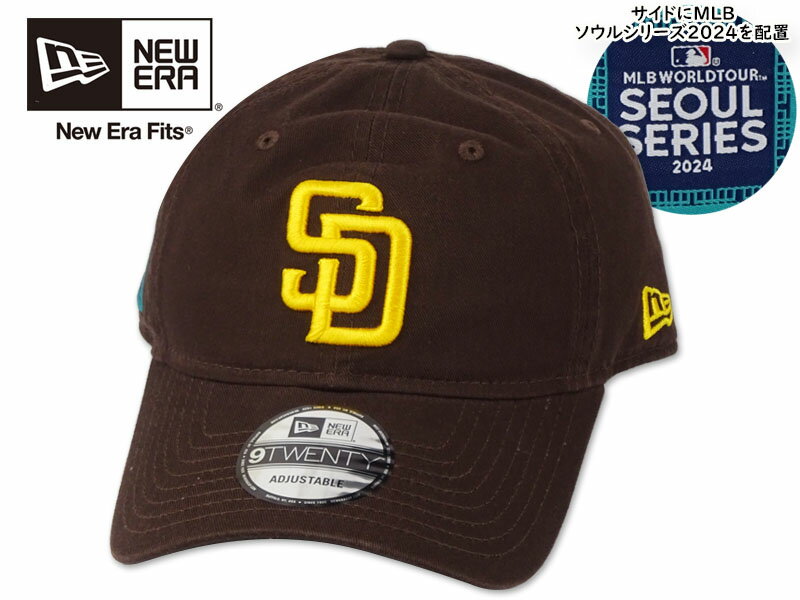 Rakuten - NEWERA ニューエラ 9TWENTY SANDIEGO PADRES 920 MLB SEOUL SERIES BROWN サンディエゴ パドレス ソウルシリーズ ブラウン 21743 [メジャーリーグ 大リーグ MAJORLEAGUE メンズ レディース]