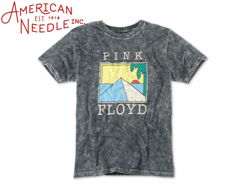 Rakuten - AMERICAN NEEDLE アメリカンニードル PINK FLOYD MINERAL T-SHIRT BLACK ピンクフロイド ミネラルウォッシュ ブラック Tシャツ 22149 [バンドT メンズ レディース]