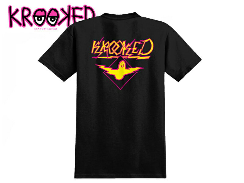 Rakuten - KROOKED クルキッド BIRD LIGHTNING T-SHIRTS BLACK Tシャツ ブラック 21753 [GONZ ゴンズ スケボー クルックド ] 10P05Sep15