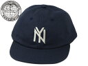 COOPERSTOWN BALL CAP クーパーズタウンボールキャップ 1951 NEWYORK BLACK YANKEES COTTON BALL CAP NAVY ニューヨークブラックヤンキース コットンボールキャップ ネイビー 21600