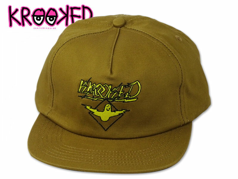 KROOKED クルキッド BIRD LIGHTENING SNAPBACK CAP TAN キャップ タン 21969 [GONZ ゴンズ スケボー クルックド ]