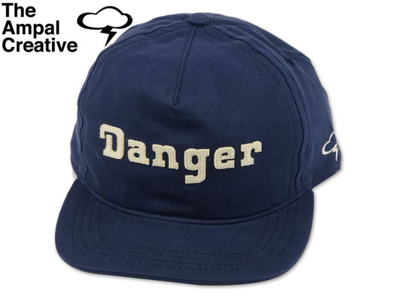 The Ampal Creative 암팔 크리에이티브 DANGER SNAPBACK CAP NAVY 덴저 스냅백 캡 네이비 [칼포르니 스냅백] 21343