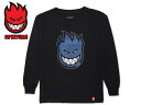 SPITFIRE Xsbgt@C[ BIGHEAD FILL LONG SLEEVE BLACK/NAVY OX[u ubN/lCr[ 21692 [SKATE SK8 XP{[]