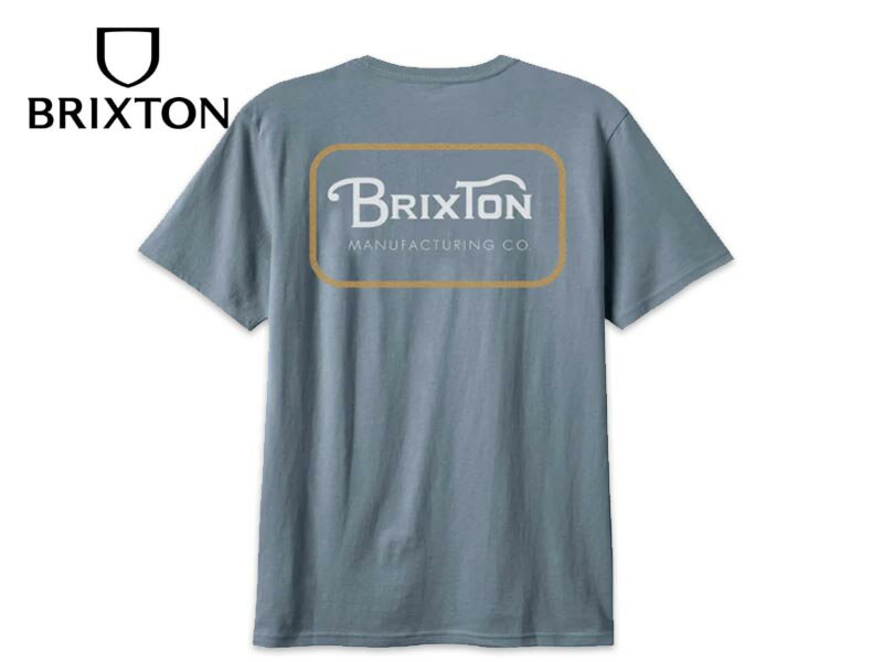 BRIXTON ブリクストン GRADE 3 T-SHIRTS BASALT/WHITE/WASHED COPPER Tシャツ バサルト/ホワイト/ウォッシュド コッパー 22188 [SKATE SK8 スケボー スケーター]P23Jan16