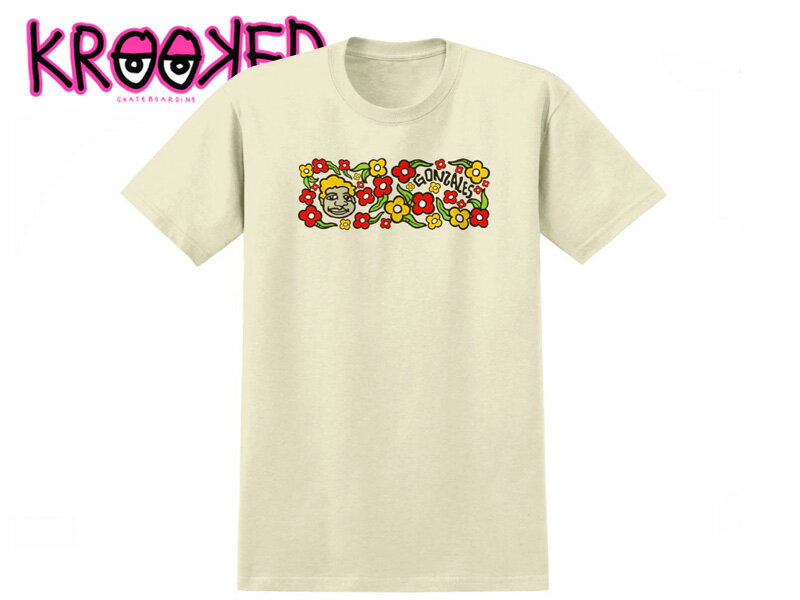 Rakuten - KROOKED クルキッド MERMAID T-SHIRTS NATURAL Tシャツ ナチュラル 21668 [GONZ ゴンズ スケボー クルックド] 10P05Sep15