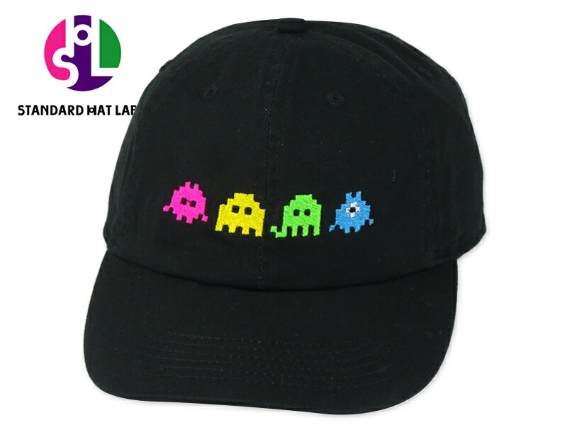Rakuten - STANDARD HAT LABO スタンダードハットラボ PIXEL ALIEN MULTI CAP BLACK ピクセル エイリアン マルチ キャップ ブラック 21869 [メンズ レディース 8BIT 8ビット DOT ドット]