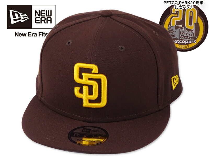 Rakuten - NEWERA ニューエラ 9FIFTY PETCO PARK 20TH SANDIEGO PADRES 950 BROWN サンディエゴ パドレス ブラウン 21914 [メジャーリーグ 大リーグ MAJORLEAGUE メンズ レディース]