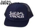 SUICIDAL TENDENCIES X[TC_EefV[Y FLIP-UP PRINT MESH CAP NAVY/WHITE bVALbv lCr[/zCg 21623 [Y fB[X]