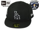 NEWERA ニューエラ 59FIFTY LOS ANGELES DODGERS 5950 MLB OHTANI PITCHING SIDE PATCH BLA...