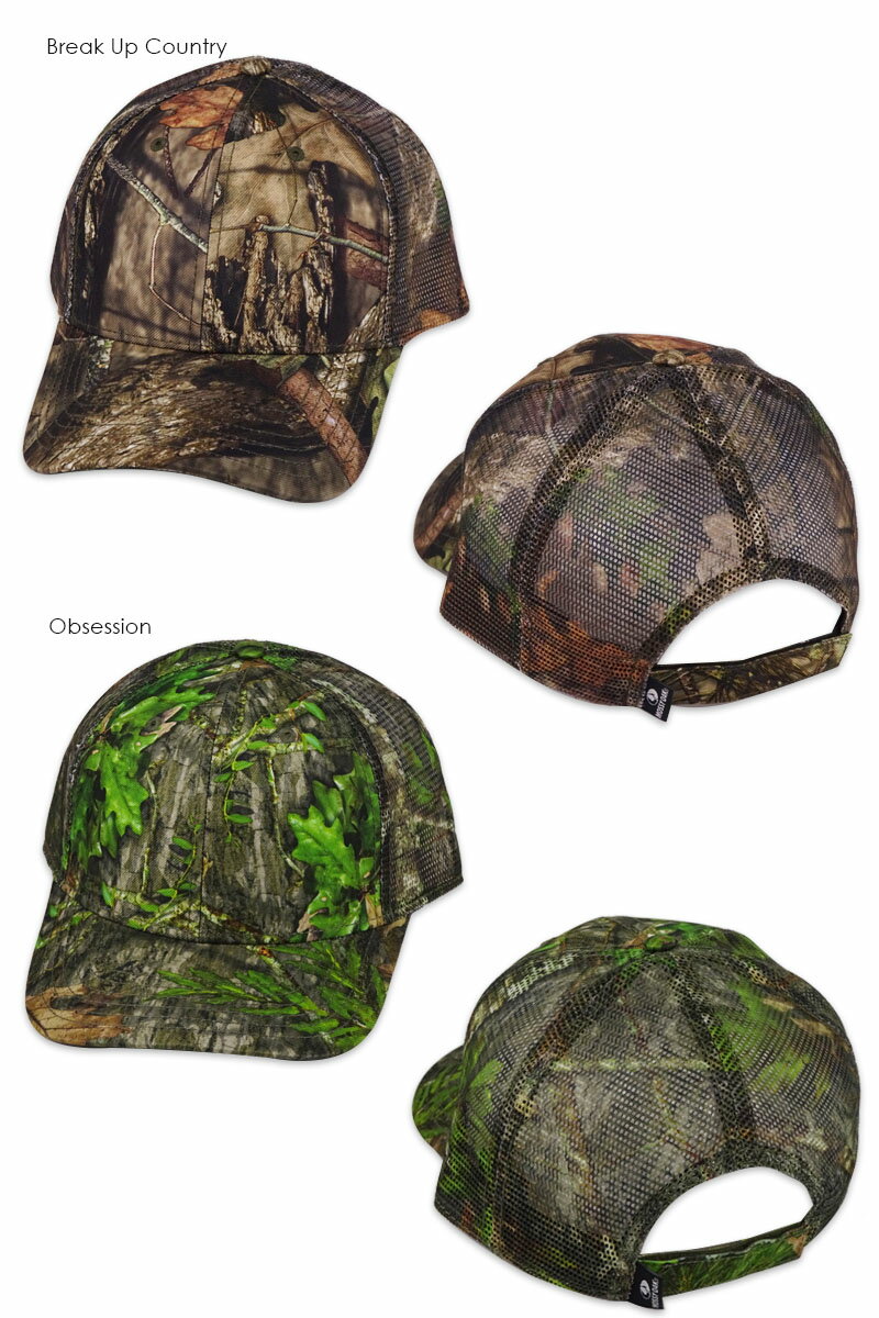 OTTO オットー Mossy Oak® camouflage low profile mesh back trucker モッシーオ...