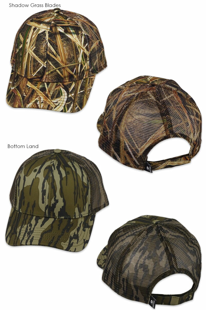 OTTO オットー Mossy Oak® camouflage low profile mesh back trucker モッシーオ...