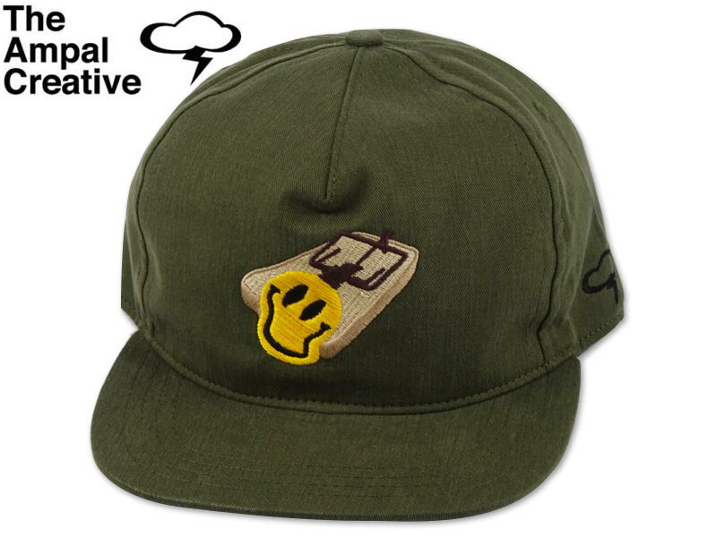 Rakuten - The Ampal Creative アンパルクリエイティブ PURSUIT OF HAPPINESS SNAPBACK CAP OLIVE スナップバックキャップ オリーブ [カルフォルニ スナップバック]21342