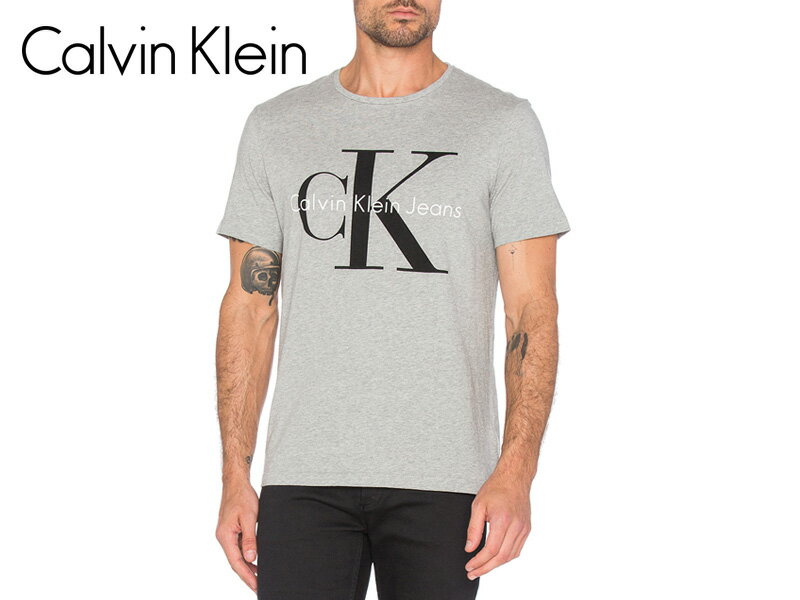 カルバン・クライン Tシャツ メンズ ☆Calvin Klein【カルバンクライン】REISSUE LOGO TEE Grey リイシュー Tシャツ グレー 16217 [T-shirts 2]P23Jan16